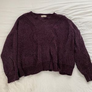 altar’d state purple sweater